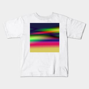 rainbow multicolored texture art Kids T-Shirt